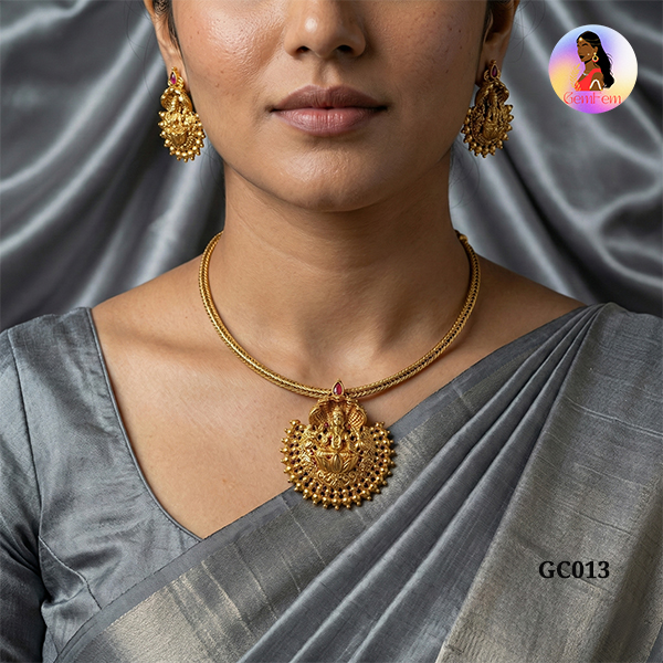 GC013.jpg Lakshmi Choker Set – GC013 - Image 1