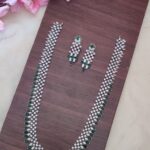 Ad Green Stone Long Necklace