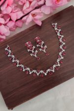 Ad Red Stone Designer  Necklace