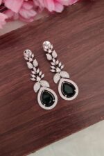 Beautiful Dark Green Stone Earrings