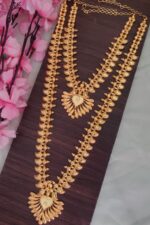 Kerala Designer Long Necklace Set