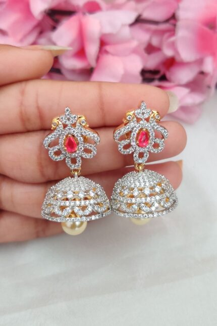 AD Ruby Designer Jhumka