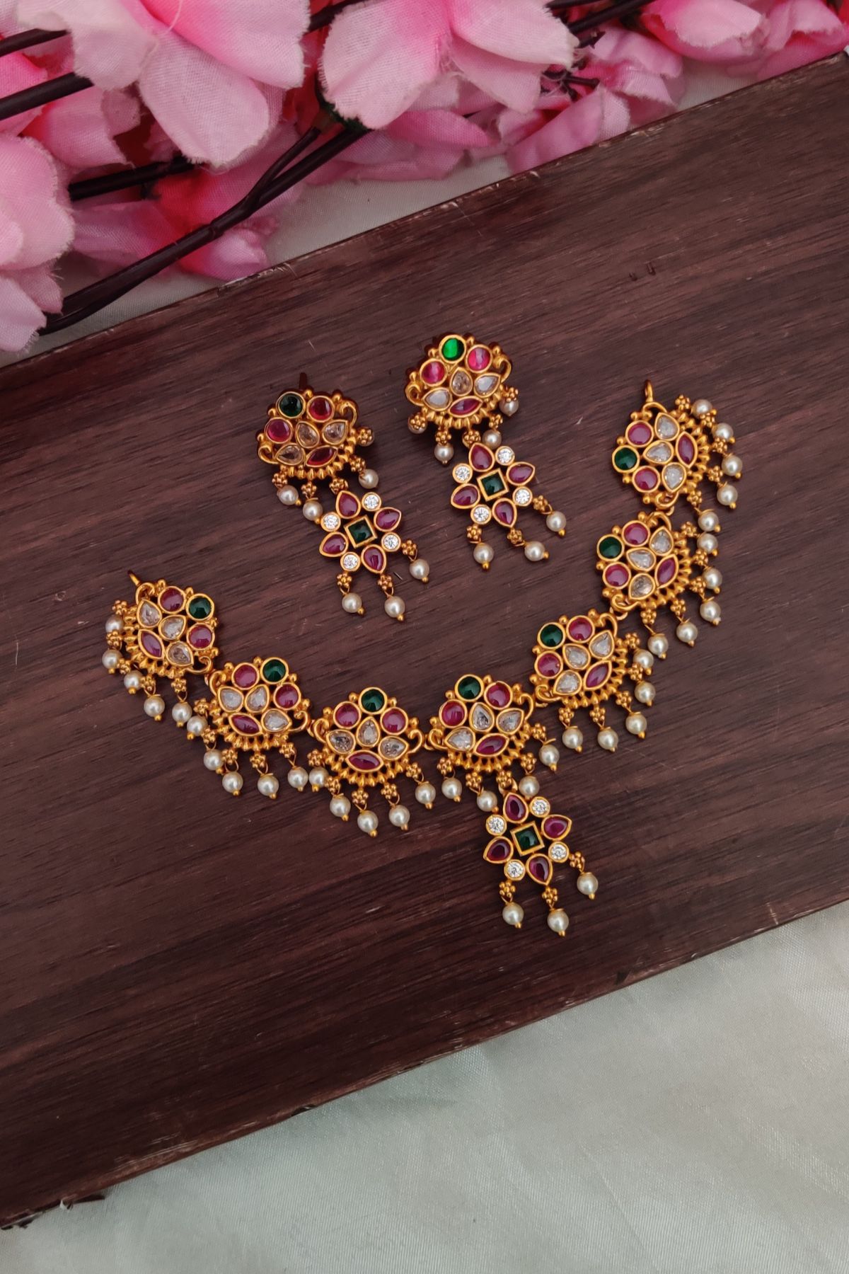 IMG_20251213_121846-1.jpg Premium Flower Designer Chocker - Image 1