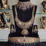 Purple Victorian Jewellery Set For Rent