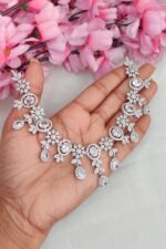 Ad White Stone Designer Necklace - Image 3