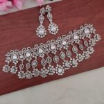 AD White Stone Designer Choker