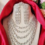 Evelyn Premium American Diamond Set – White