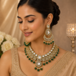 Padmavati Premium Kundan Set – Green