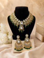 Padmavati Premium Kundan Set – Green - Image 2