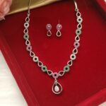 Priyanshi American Diamond Set – Multi