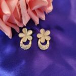 Flower Stone Earrings