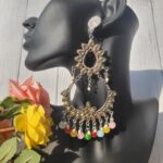 Raveena Long Chandbali – Multi