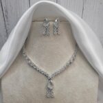 Riddhima American Diamond Set – White