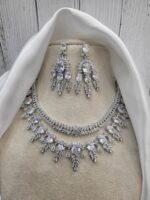 Kareena American Diamond Set – White - Image 2