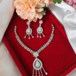 Surbhi American Diamond Set – White
