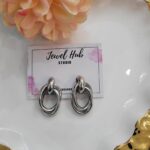 Silver Looped Studs