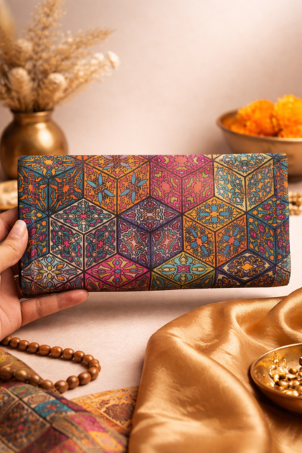 Mandala Wallet – Blue
