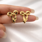 Bow Anti Tarnish Earrings