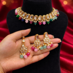 Gulnaar Kundan Choker Set – Multi