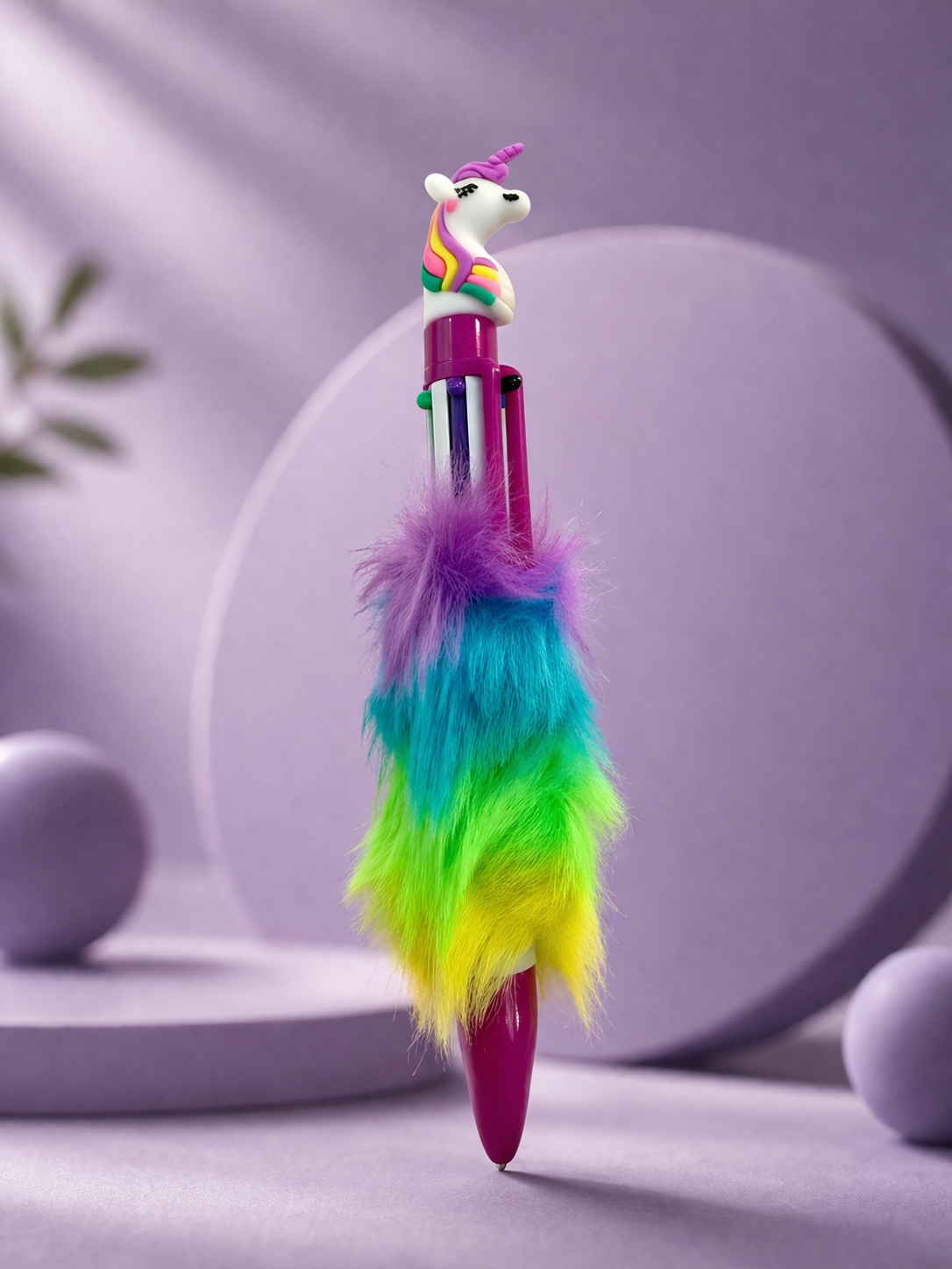3860f675-cf7c-4929-908d-8b4cfaa3bf78.png Fancy Unicorn Fur Pen - Image 1