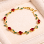 Tulip Bracelet – Red Green