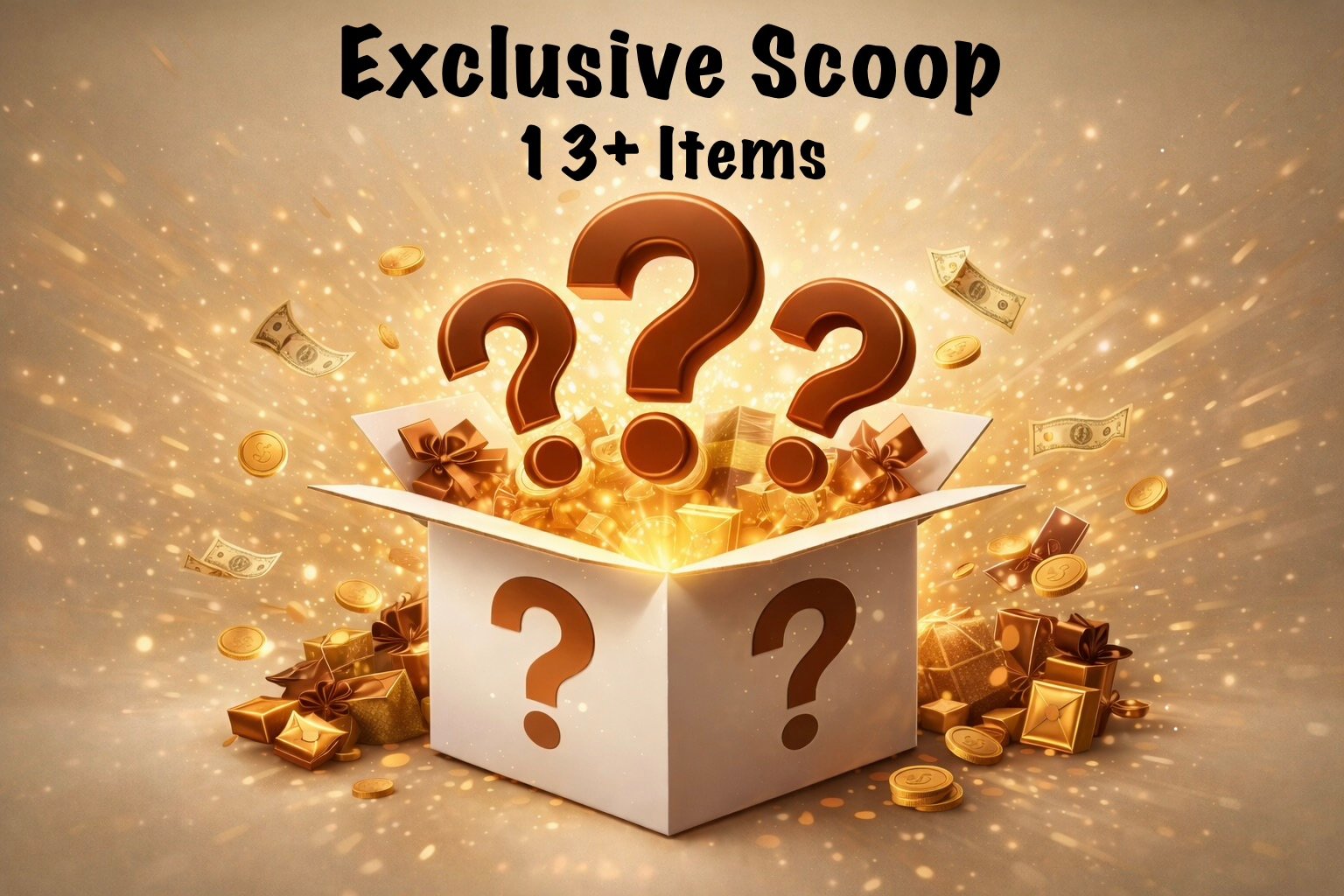 4F0A7F3B-5A5C-4782-960B-D0A582700555.jpeg Exclusive Mystery Gift Box – 13+ Surprise Items | Premium Scoop Deal - Image 1