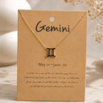 Gemini Zodiac Pendant Chain