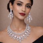 Kareena American Diamond Set – White
