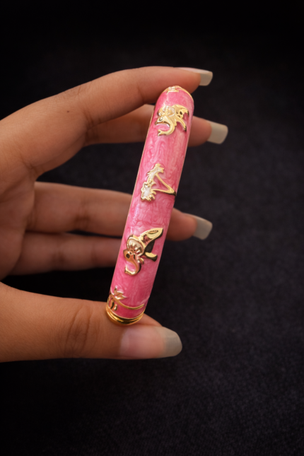 Elephant Enamel Bracelet – Pink