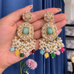 Simran Kundan Earrings – Multi
