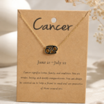 Cancer Zodiac Pendant Chain