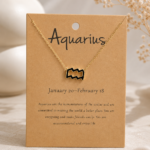 Aquarius Zodiac Pendant Chain
