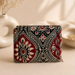 Handblock Inspired Fabric Wallet – Pattern 3