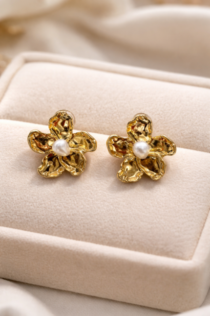Flower Anti Tarnish Earrings