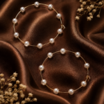 Huge Pearl Loop Earrings