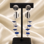Long Blue Earrings