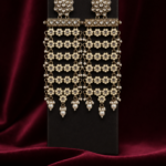 Abeer Meenakari Kundan Earrings – Ivory