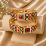 Multi Kundan Kada – Set of 2