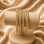 Stone Kundan Bangles – Set of 4