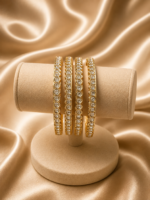 Stone Kundan Bangles – Set of 4