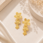 Flower Anti Tarnish Earrings