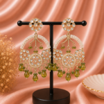 Swasti Kundan Chandbali- Mehendi
