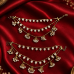 Gulnaar Pearl Jhumki Kaan Chain