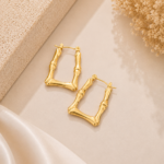 Anti Tarnish Loop Earrings – Pattern 10