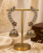 Aarika Kashmiri Ear Cuff Jhumka – Multi - Image 2