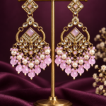 Nalini Kundan Earrings – Lavender