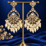 Nalini Kundan Earrings – White
