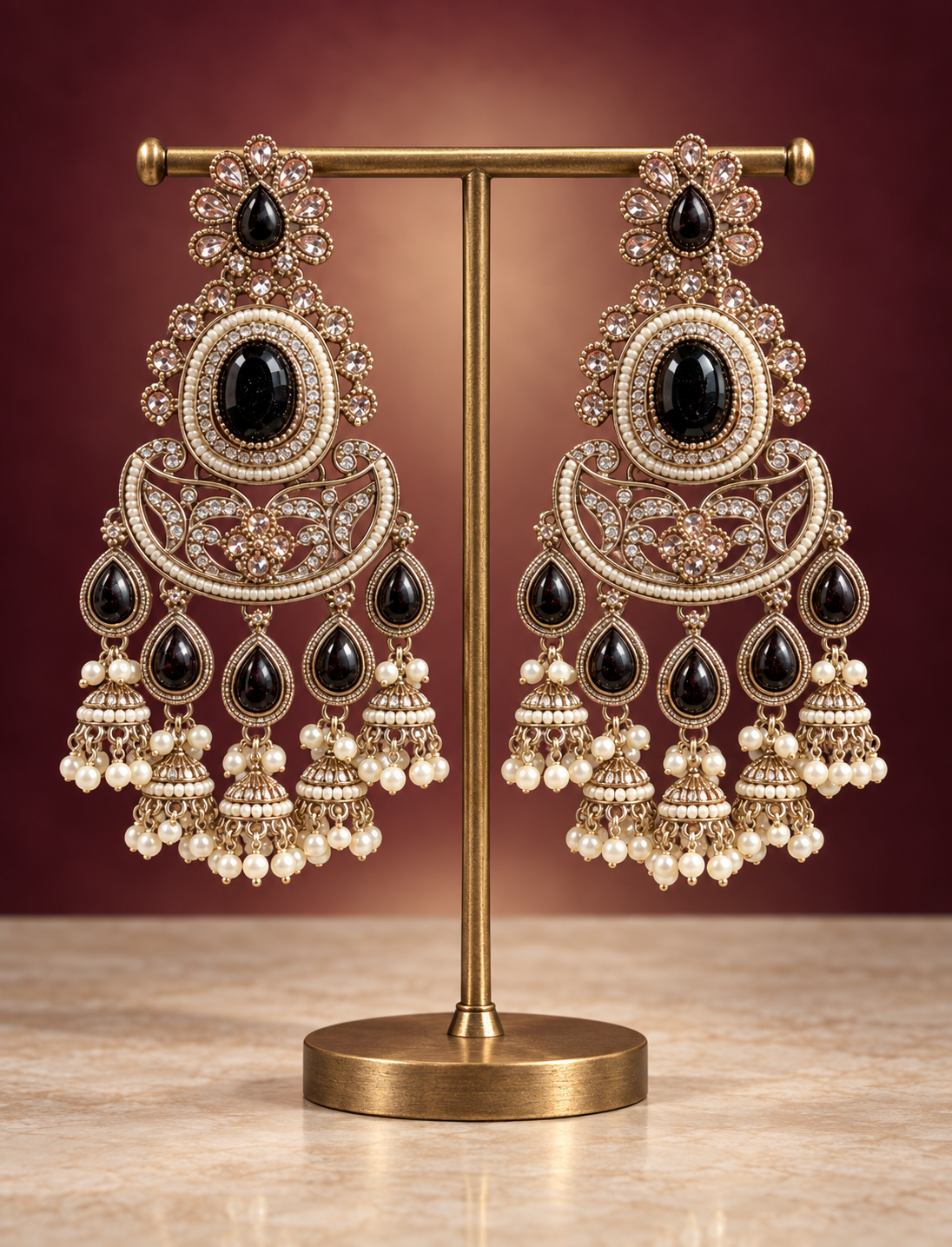 ChatGPT-Image-Sep-12-2026-03_21_45-PM.png Nupur Black Kundan Chandbali Earrings - Image 1