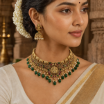 Pavini Lakshmi Temple Choker Jewellery Set