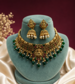 Pavini Lakshmi Temple Choker Jewellery Set - Image 2